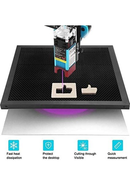 Petek Lazer Yatak Çelik Petek Levha Kesici Gravür Makinesi Için Kesim Masası, Metal Tabanlı Petek Çalışma Masası A (Yurt Dışından) modelleri