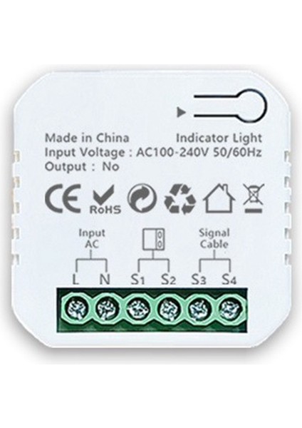 Tuya Akıllı Yaşam Zigbee Motorlu Salıncak Kapısı Sürgülü Kapı Denetleyicisi Alexa Google Home Için Kuru Kontak Ses Kontrolü (Yurt Dışından)