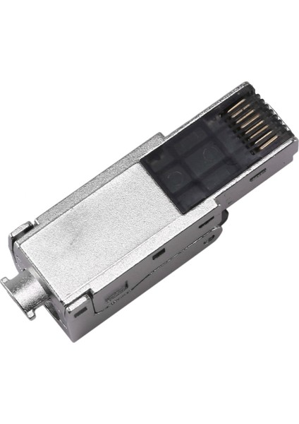 16 Adet Aletsiz Korumalı RJ45 Cat 7 Sonlandırma Fişi Cat7 Fiş/cat7 Konnektör Konnektörleri Modüler 23/24AWG-SIYAH (Yurt Dışından) modelleri
