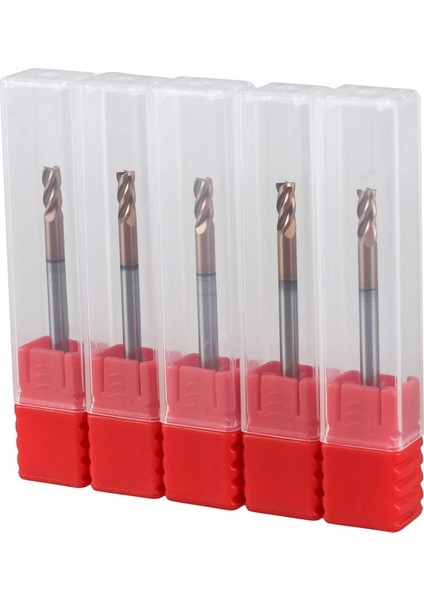 5 Adet 3mm Katı Karbür Parmak Frezeler Parmak Freze D3X8XD4X50L 4 Flüt Yan Freze Planya Profilleme Yüz Mill Standart Uzunluk (Yurt Dışından) fiyatları