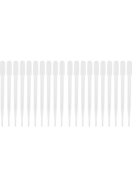 20 Adet 3ml Tek Kullanımlık Plastik Göz Damlalık Seti Transfer Mezun Pipetler (Yurt Dışından)