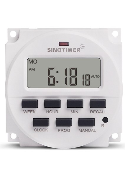 Sınotımer TM618H-4 Dc 12V Volt Gerilim Çıkışı Dijital 7 Gün Haftalık Programlanabilir Zamanlayıcı Anahtarı Zaman Rölesi Kontrol Cihazı 12V Zamanlayıcı (Yurt Dışından) fırsatları