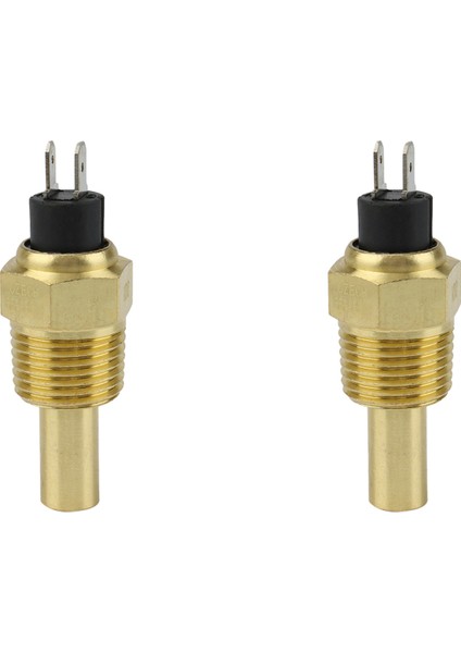 2x Vdo Motor Su Sıcaklık Sensörü Yağ Sıcaklık Sensörü 1/2npt 21MM Konu Jeneratör Seti Için (Yurt Dışından)