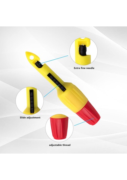 6 Adet Yalıtım Teli Piercing Delinme Probu Testi Kanca Klipleri 2mm Soket ile Otomotiv Araba Tamir (Yurt Dışından)