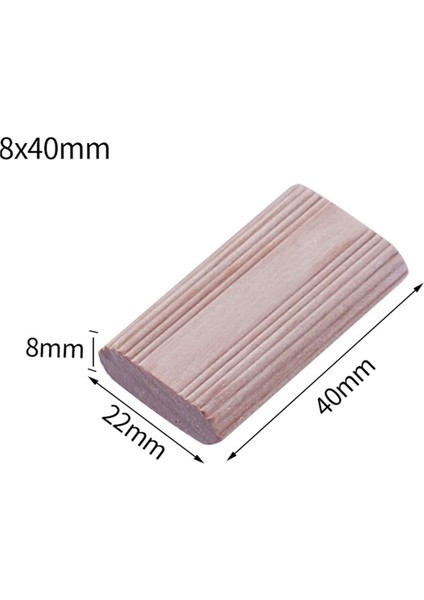 50 Adet 8mm Domino Ahşap Dübel Konnektörleri, Kayın Ahşap Fişler, Ağaç Işleme Mobilya Ekleme Konnektörleri,многоцелевой Пакет (Yurt Dışından) fırsatları