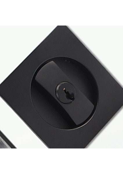 Cep Kapı Kilidi Siyah Kapı Donanımı Hırsızlığa Karşı Kilit Çağdaş Gizlilik Kare Kapı Kilidi Tuşlu Sürgülü Kapı Kilidi (Yurt Dışından) modelleri