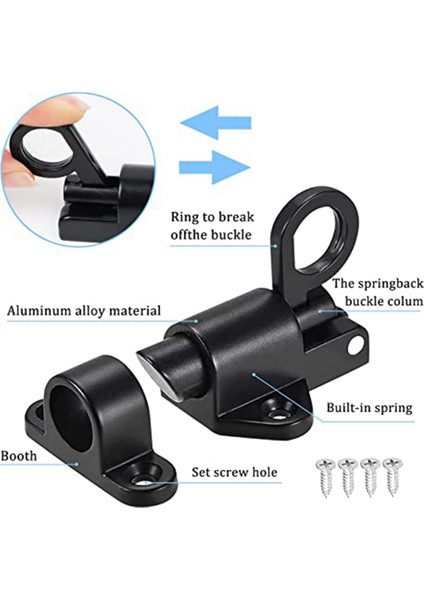 Otomatik Sürgülü Kilit, Kapı Kilidi, 3 Adet Vidalı Yaylı Pencere Kilidi, Ahşap Kapılar, Dolap Kapıları, Bahçe Kapıları (Yurt Dışından) fırsatları