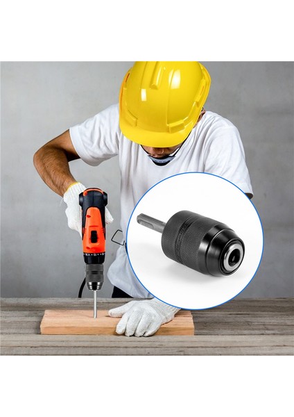 2-13 mm Anahtarsız Matkap Chuck ile Sds Plus Şaft Adaptörü, 1/2-20UNF Darbeli Matkap Chuck Değişim Adaptörü Dönüştürücü Aracı (Yurt Dışından)