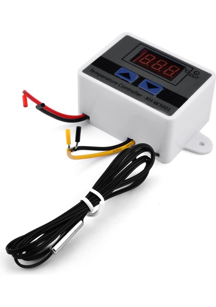 2 Adet XH-W3001 Dijital Sıcaklık Kontrol Cihazı Sensörlü AC110V-220V Termostat Sıcaklık Anahtarı Isıtma Soğutma (Yurt Dışından)