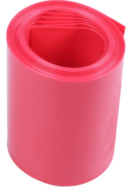 2m 50MM Genişlik Pvc Isıyla Daralan Sarma Borusu Kırmızı, 2 x 18650 Için (Yurt Dışından)