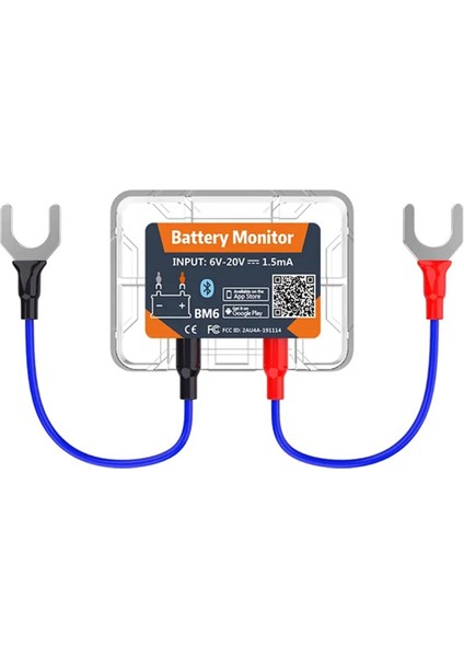 Araç Sağlığı Kontrolü App Izleme Test Cihazı ile Kablosuz Bluetooth 12V Monitory Bm6 (Yurt Dışından)