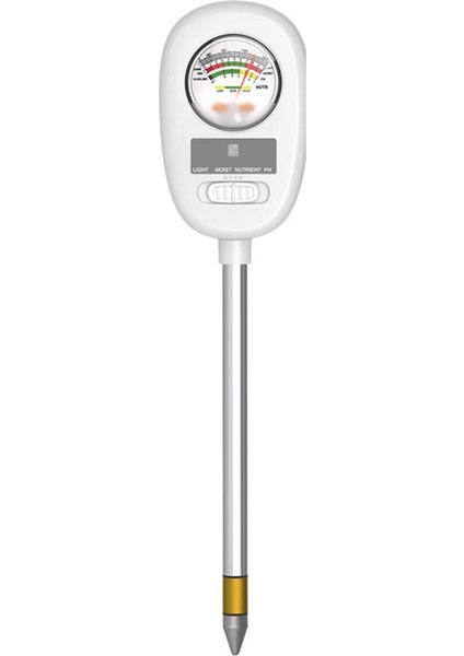 4-In-1 Toprak Ph Ölçer Işık ve Nem Besin Test Cihazı Kapalı Saksı Toprak Asitliği Ölçer Bitki Bahçe Aletleri (Yurt Dışından)
