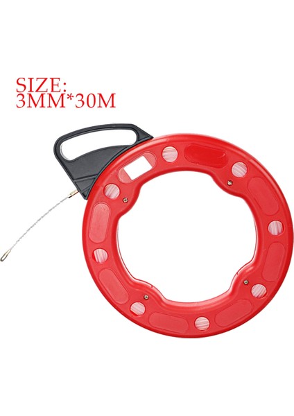 15-30MM Metre Fiberglas Kablo Çektirme Esnek Planör Döner Misina Taşınabilir Makara Boru Kanalı Tel Çekme Aracı 30 M (Yurt Dışından) indirimleri