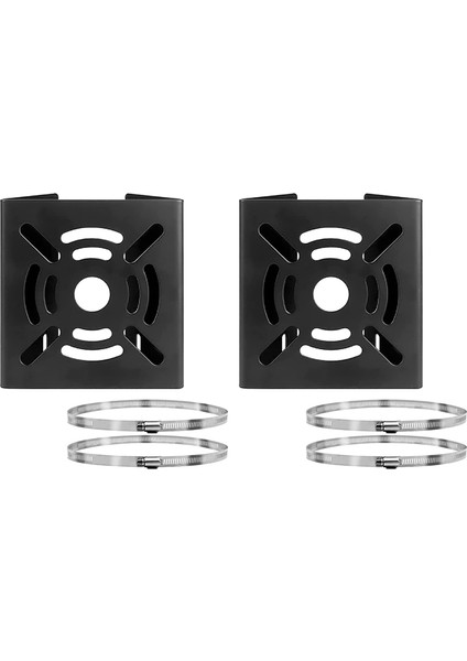 2x Evrensel Dikey Direk Montaj Kamera Braketi Cctv Güvenlik Kamerası Ptz Dome Için Duvar Montaj Braketi (A) (Yurt Dışından)