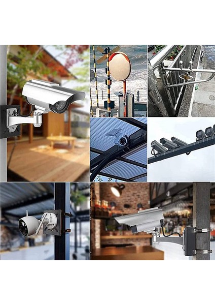2x Evrensel Dikey Direk Montaj Kamera Braketi Cctv Güvenlik Kamerası Ptz Dome Için Duvar Montaj Braketi (A) (Yurt Dışından) indirimleri