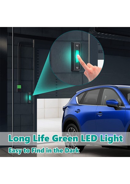 LED Işık ile 1 Adet Kablolu Kapı Zili Düğmesi, Kapı Zili Halka Düğmesinin Değiştirilmesi, Duvara Monte Kapı Açıcı Anahtarı (Yurt Dışından) fırsatları