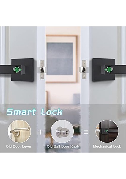 Parmak Izi Kapı Kilidi Biyometrik Kapı Kilidi Akıllı Kapı Kolu Kapı Kilidi Yatak Odası Kapısı Kilidi Otel Depo Ofis F180B (Yurt Dışından) modelleri