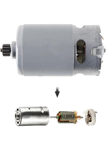 RS550 12V 19500 Rpm Dc Motor, Iki Hızlı 11 Dişli ve Elektrikli Matkap/tornavida Için Yüksek Torklu Dişli Kutusu (Yurt Dışından)