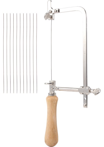 Başa Çıkma Testere Çelik Çerçeve ve 12 Adet Çap 1mm Tel Testere, Ahşap, Metal, Plastik Vb. Için Hassas Kesim. (Yurt Dışından) modelleri