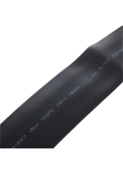 3x 20MM Siyah Isıyla Daralan Boru Shrink Boru Kol Kablo Sarma 1m (Yurt Dışından)