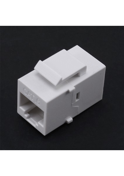 30 Adet RJ45 Konektörü Keystone Jack Cat6 Uzatma Çoğaltıcı Ethernet Ağı Lan Cat 6 Çoğaltıcı Jaklar Uzatma Adaptörü, Beyaz (Yurt Dışından)