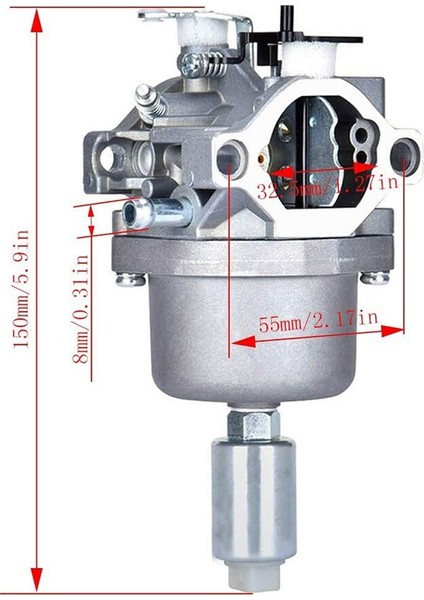 791858 Briggs & Stratton Için Karbüratör Hava Filtresi Yakıt Hattı Filtre Kiti 591731 593433 14-18HP Zanaatkar Çim Biçme Makinesi (Yurt Dışından) fiyatları