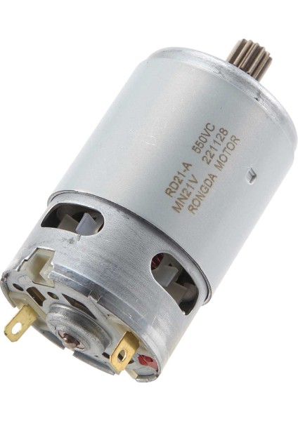 RS550 Dc Motor 8.2mm 14 Diş Dişli Mini Motor 21 V 29800 Rpm Elektrikli Testere Motoru Pistonlu Şarj Edilebilir El Testere (Yurt Dışından)