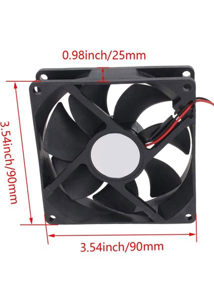2x 9225MS Dc 24V 0.2A Soğutma Fanı Kaynak Makinesi Dc Fırçasız Fan Için Uygun (Yurt Dışından) fırsatları