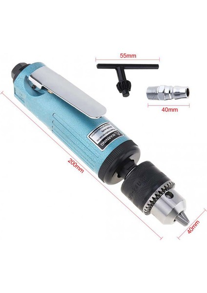 6x TR-5200 22000RPM Yüksek Hızlı Düz Pnömatik Matkap Makinesi, Delme Taşlama Için 1.5-10MM Aynalı (Yurt Dışından)
