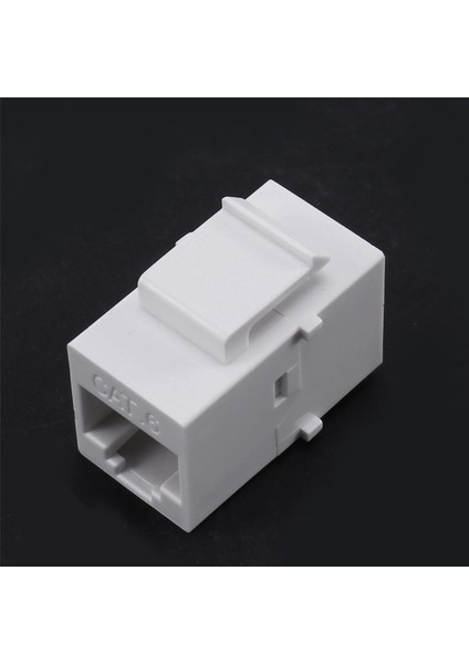 30 Adet RJ45 Konektörü Keystone Jack Cat6 Uzatma Çoğaltıcı Ethernet Ağı Lan Cat 6 Çoğaltıcı Jaklar Uzatma Adaptörü, Beyaz (Yurt Dışından)