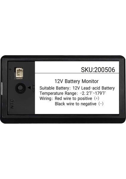 5x Kapasiteli Monitör, 10-100V Metre, 12V 24V 48V Yüzde Gerilim Fahrenheit Sıcaklık Göstergesi Ölçer (Yurt Dışından) indirimleri