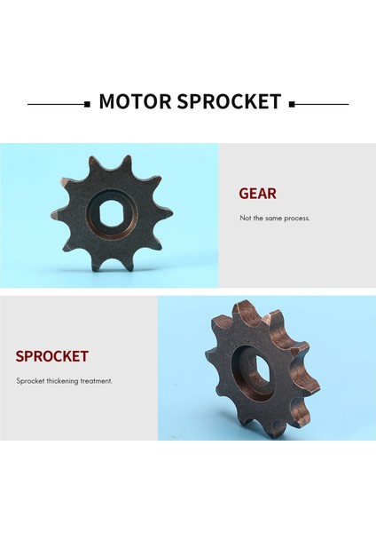 2 Adet Elektrikli Scooter 10 T 428 Dişli Zincir Motor Pinyon Dişli MY1020 Dc Motor (Yurt Dışından) fırsatları