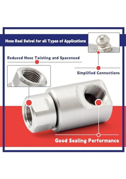 1/2ın Hortum Makarası Döner, 5024-NI-AL Fxf Endüstriyel Döner Bağlantılar Için Gres Bağlantılı Ağır Hizmet Tipi Çelik Hortum Makarası Döner (Yurt Dışından) fiyatları