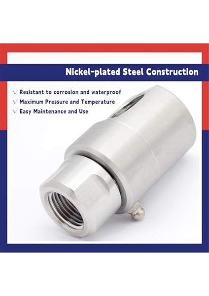 1/2ın Hortum Makarası Döner, 5024-NI-AL Fxf Endüstriyel Döner Bağlantılar Için Gres Bağlantılı Ağır Hizmet Tipi Çelik Hortum Makarası Döner (Yurt Dışından) fırsatları