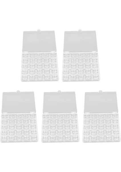 125 Parça Şeffaf Plastik Dikiş Makinesi Bobinleri Kardeş Şarkıcı Babylock Janome Kenmore Için 5 Saklama Kutusu ile (Yurt Dışından) fiyatları
