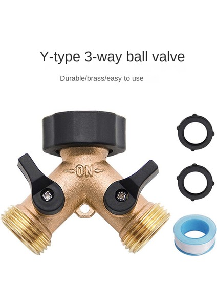 Pirinç 2 Yollu Bahçe Musluk Dişi 3/4 Y Sulama Vanası Su Ayırıcı Hızlı Bağlantı Bahçe Hortumu Ayırıcı (Yurt Dışından) modelleri