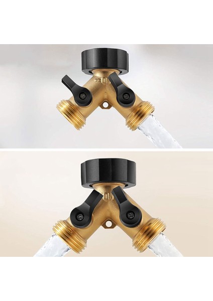 Pirinç 2 Yollu Bahçe Musluk Dişi 3/4 Y Sulama Vanası Su Ayırıcı Hızlı Bağlantı Bahçe Hortumu Ayırıcı (Yurt Dışından) indirimleri