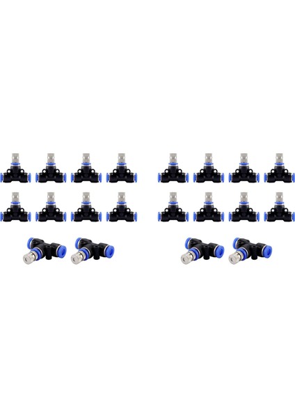 Misting Nozul Kiti 1/4-Inç Nozullu Sprey Soğutma Cihazı Konnektörleri Dış Mekan Su Mister Soğutma Sistemi Için 20 Adet (Yurt Dışından)