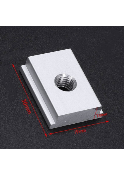 10 Adet M8 T-Track Slider Sürgülü Somun Alüminyum Alaşımlı T Yuvası Somun Ağaç Işleme Aleti Jigs Vida Yuvası Bağlantı Elemanı (Yurt Dışından)