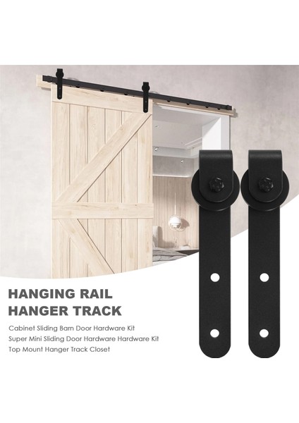 Dolap Sürgülü Ahır Kapı Donanım Kiti Süper Mini Kayar Kapı Donanım Donanım Kiti Üst Montaj Askı Parça Dolap (Yurt Dışından) indirimleri