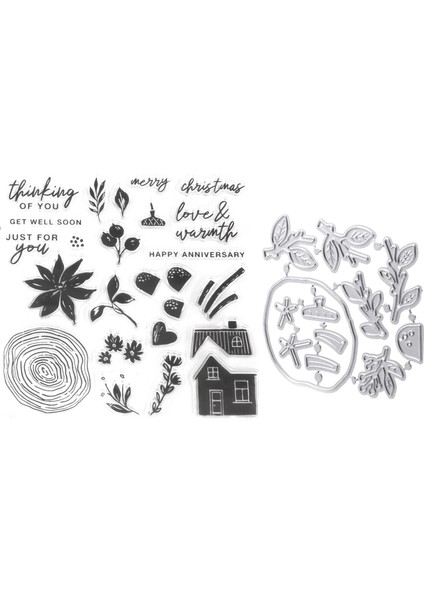 Kart Yapımı Için Pullar ve Ölür Dıy Scrapbooking Sanat El Sanatları Damgalama Pullar Sanat Malzemeleri Metal Kesme Ölür (5536) (Yurt Dışından) modelleri