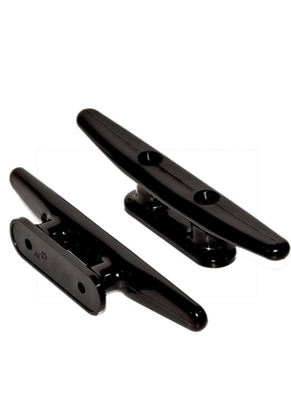 2 Paket Siyah Naylon Tekne Kelepçesi 6 Inç - Halat Kelepçesi, Kayık, Tekne Iskelesi Kelepçeleri - Denizcilik, Güverte, Denizcilik Dekoru Için Mükemmel (Yurt Dışından)