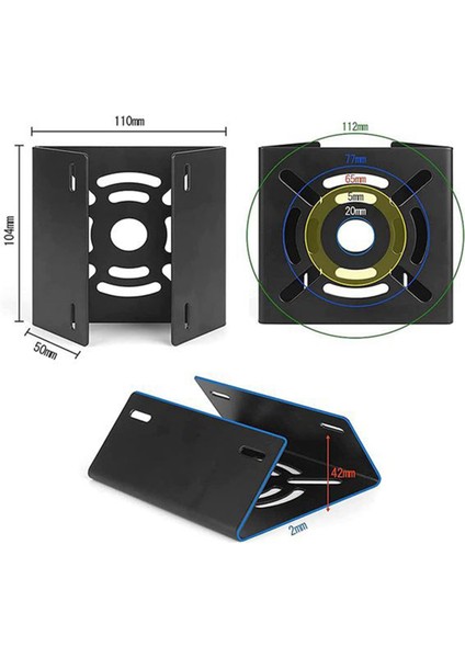 5x Evrensel Dikey Direk Montaj Kamera Braketi Duvar Montaj Braketi Cctv Güvenlik Kamerası Ptz Dome (A) (Yurt Dışından) fırsatları