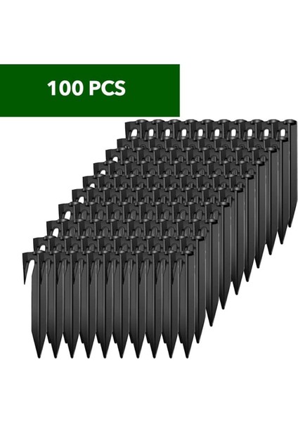100 Adet 8.5 cm Plastik Sınır Tel Kazık Çim Mandal Peyzaj Zımba Bahçede Kullanım Için Çim Çit Çim Taşıyıcı Kablo Peg (Yurt Dışından) modelleri