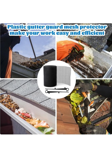 4 Paket Oluk Koruması Örgü Ruloları, 20 Feet Oluk Yaprak Muhafızları, 40 Klip Kancalı, Yaprakları Önleyen Dıy Yağmur Oluk Kapakları (Yurt Dışından) fiyatları