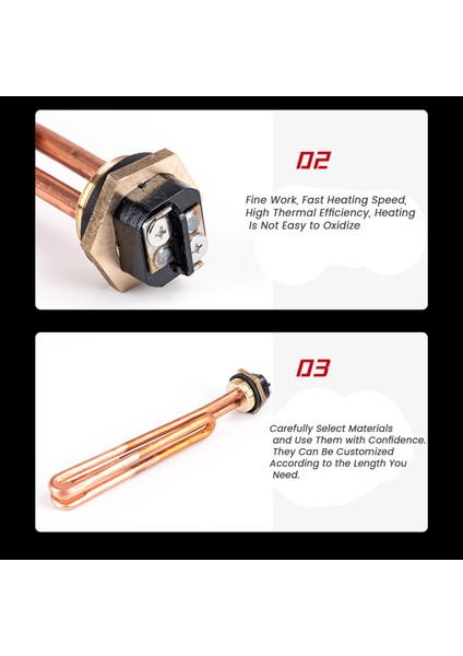 Paket He 55220 Su Isıtıcı Elemanı, Ecosmart Eco Pou 6, Eco 8, Eco 11 Elektrikli Tanksız Su Isıtıcıya Uygun (Yurt Dışından)