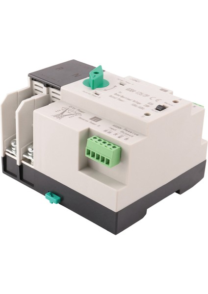 Fotovoltaik Güneş Enerjisi Ats Otomatik Transfer Anahtarı Din Ray 2p 63A AC220V Ats Pv Sistemi Şehir Gücüne Güç (Yurt Dışından) fiyatları