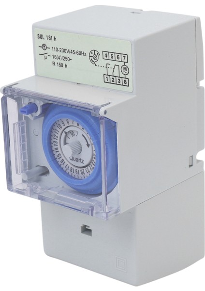 4x SUL181H Mekanik Zamanlayıcı 24 Saat Zaman Anahtarı Röle Elektrik Programlanabilir Zamanlayıcı 24 Saat Din Raylı Zamanlayıcı Anahtarı (Yurt Dışından) modelleri