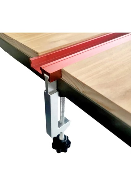 Masa Kelepçesi Evrensel Çit / T Yuvası / Masa Testere Kılavuz Ray Kelepçeleri Ağaç Işleme Aletleri Için Alüminyum Alaşımlı Sabit Kelepçe (Yurt Dışından)