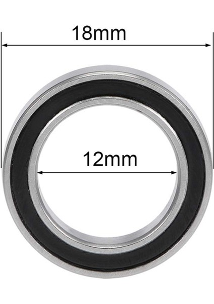 20 Adet 6701-2RS 12X18X4 mm Minyatür Çift Kauçuk Mühürlü Sabit Bilyalı Rulmanlar (Yurt Dışından) fiyatları
